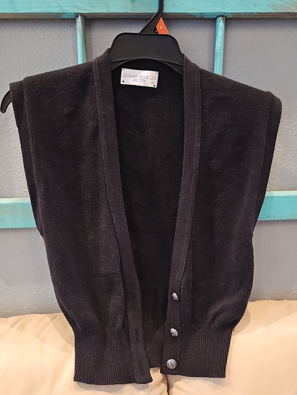 Robert Scott Ltd Women's Black Button-Front Cardigan